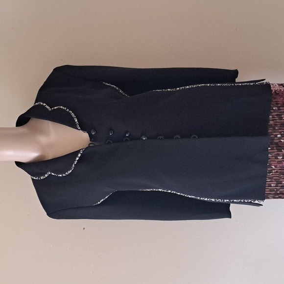 Richie Freeman for Terijon Women's Suit Top Size 4 Black - Picture 1 of 8